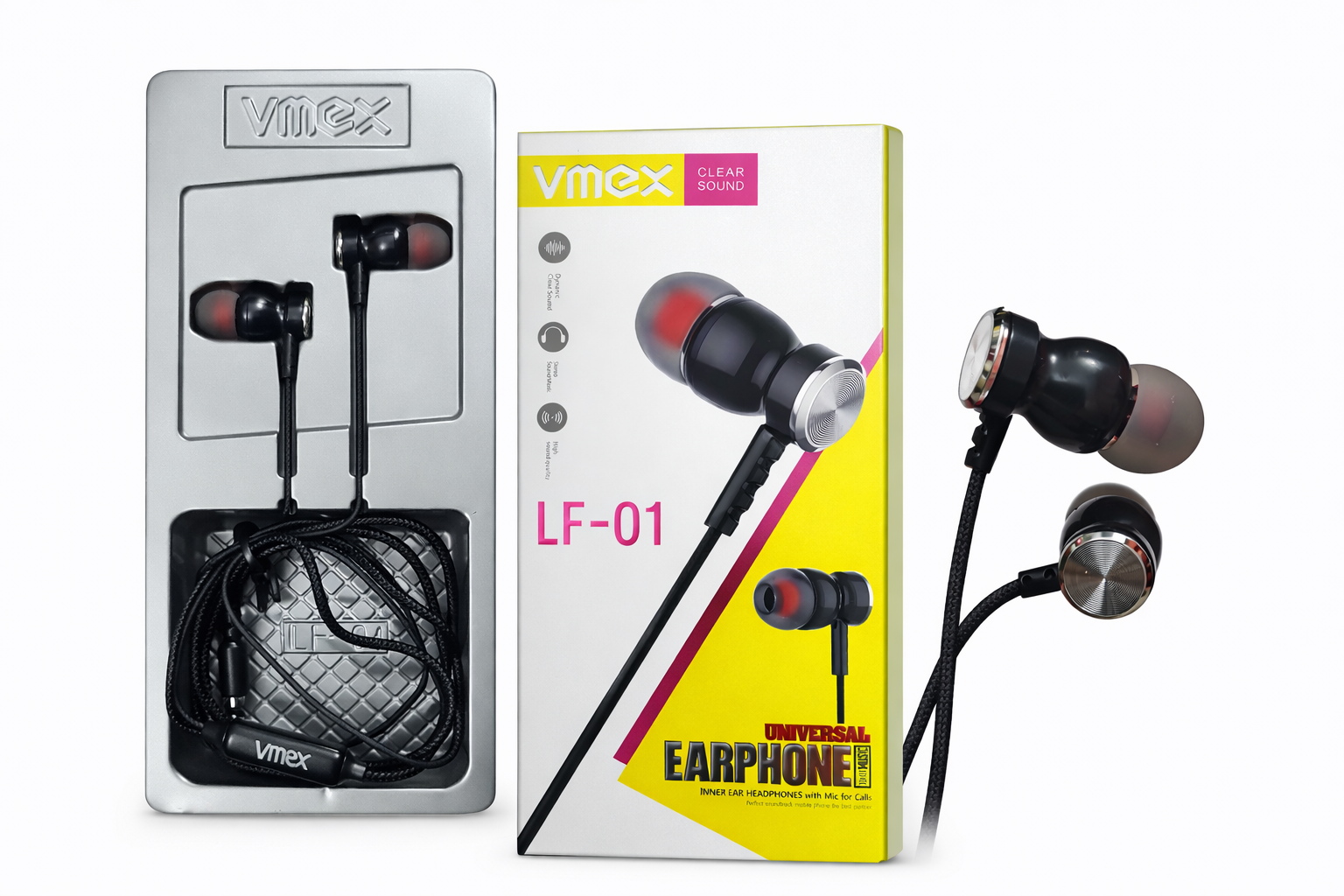 Vmex LF-01 Universal Earphone with Mic (Clear Sound)