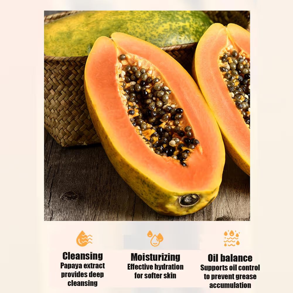 BIOAQUA Papaya Purifying Moisturizing Cleanser – 100g