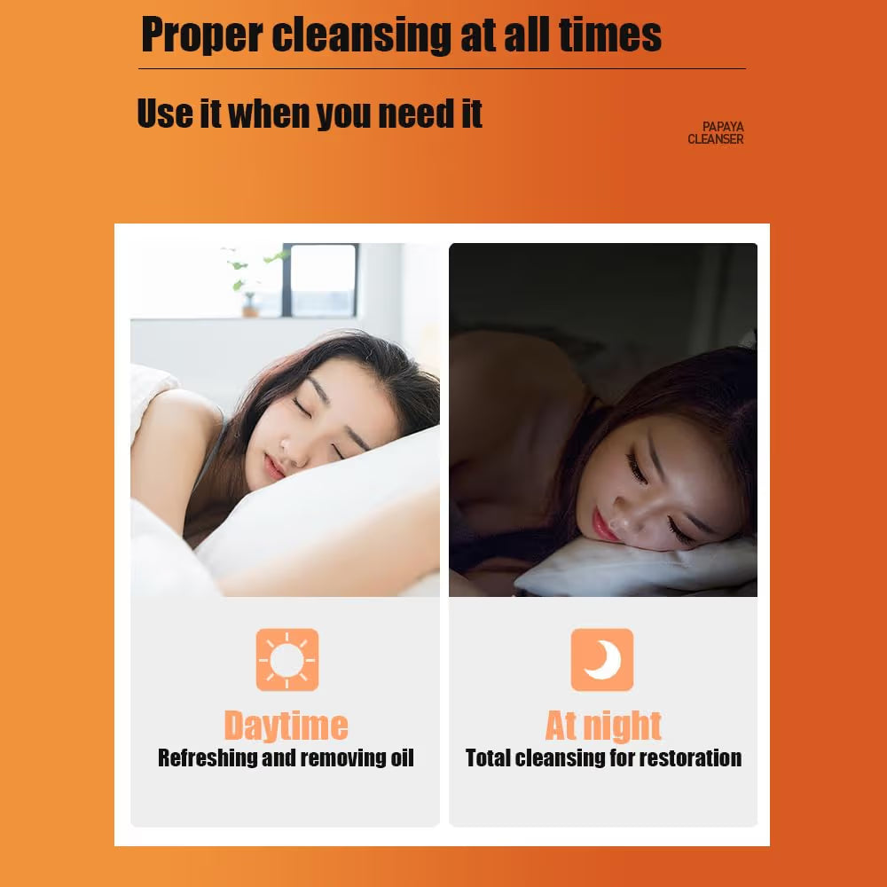 BIOAQUA Papaya Purifying Moisturizing Cleanser – 100g